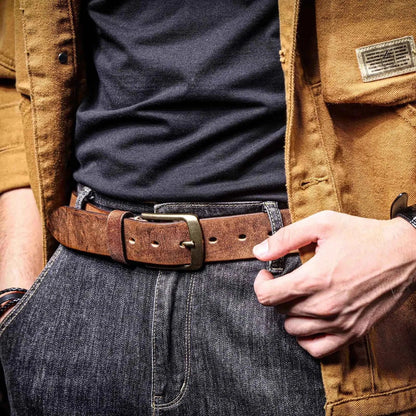 Ceinture cuir pleine fleur homme haut de gamme Ma boutique