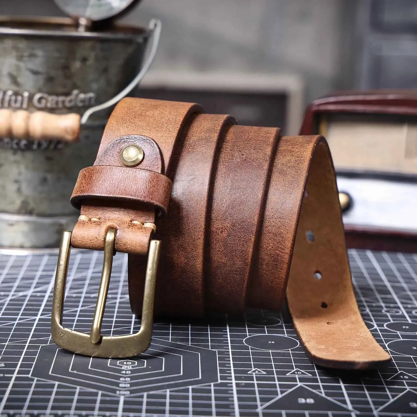 Ceinture cuir pleine fleur homme haut de gamme Ma boutique
