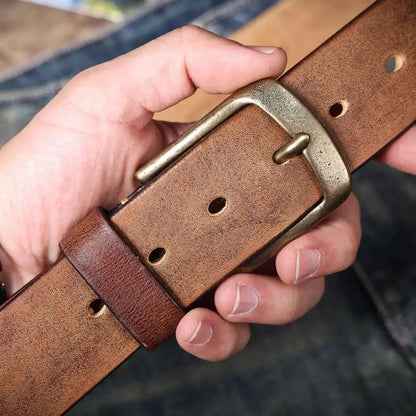 Ceinture cuir pleine fleur homme haut de gamme Ma boutique
