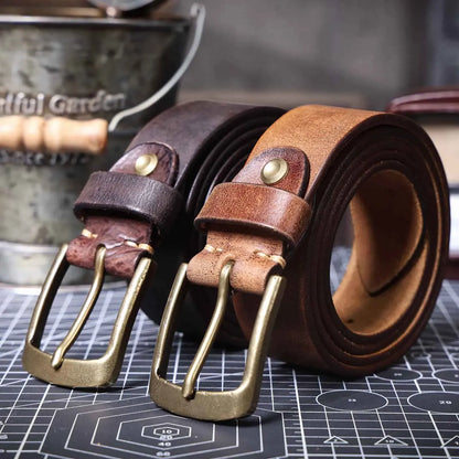 Ceinture cuir pleine fleur homme haut de gamme Ma boutique