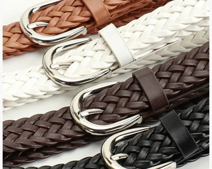 Ceinture cuir tressée femme CeinturesCuir