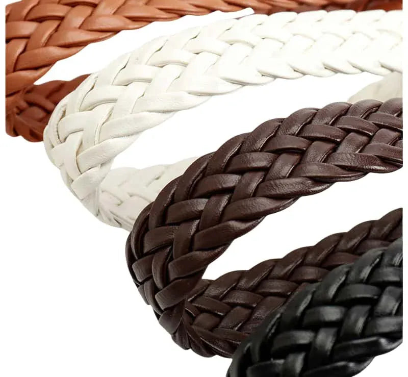 Ceinture cuir tressée femme CeinturesCuir