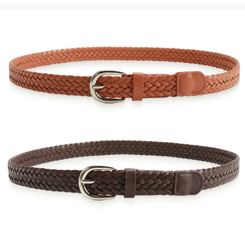 Ceinture cuir tressée femme CeinturesCuir