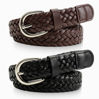 Ceinture cuir tressée femme CeinturesCuir