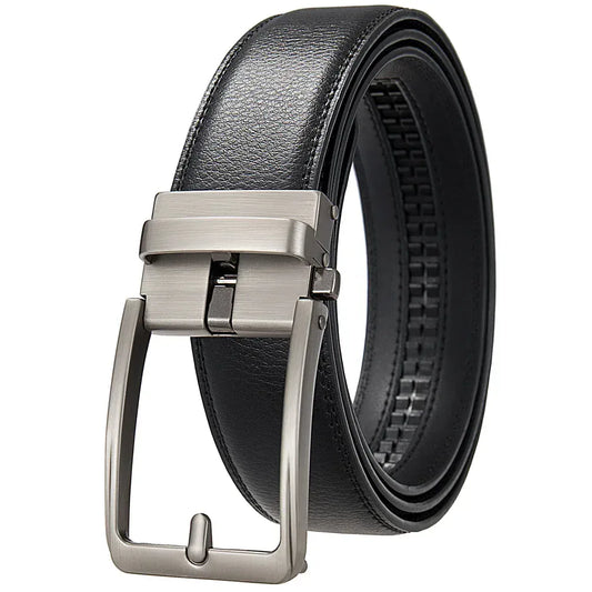 Ceinture Cuir Vachette Homme : l’alliance parfaite entre élégance et authenticité Noir / 105cm