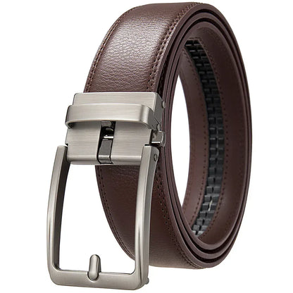 Marron / 125cm Ceinture Cuir Vachette Homme Ma boutique