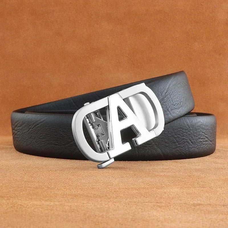Nour - Boucle  Argenté / 120cm Ceinture Directeur Artistique Homme - Lettre A Ma boutique