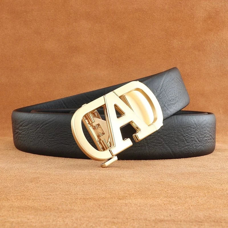 Nour - Boucle  Doré / 125cm Ceinture Directeur Artistique Homme - Lettre A Ma boutique