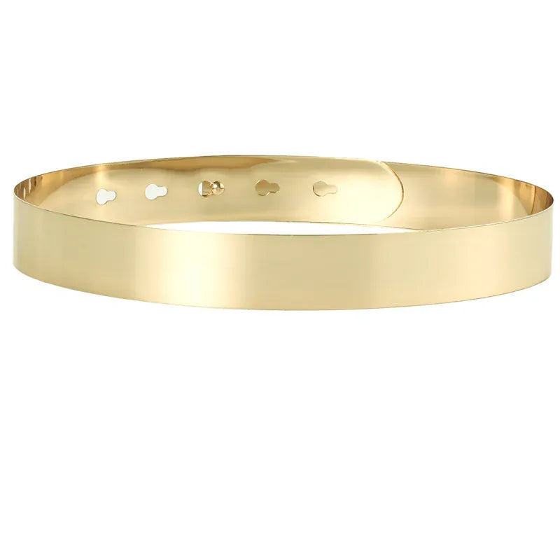 Gold-3.0cm / 76cm Ceinture dorée femme CeinturesCuir
