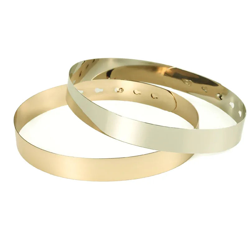 Ceinture dorée femme CeinturesCuir