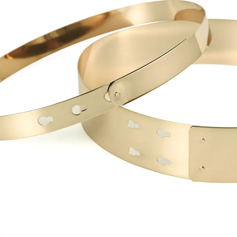 Ceinture dorée femme CeinturesCuir