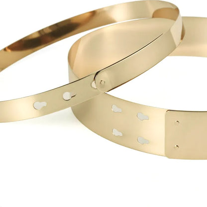 Ceinture dorée femme CeinturesCuir