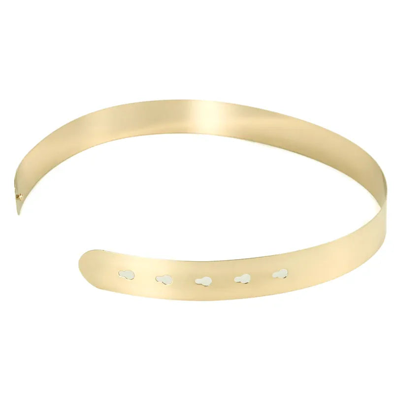 Ceinture dorée femme CeinturesCuir