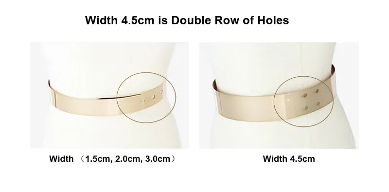 Ceinture dorée femme CeinturesCuir