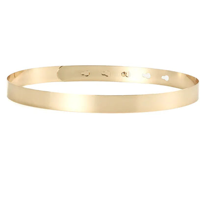 Gold-2.0cm / 92cm Ceinture dorée femme CeinturesCuir