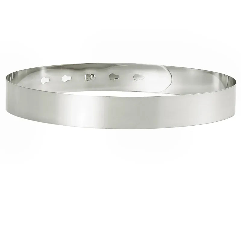 Silver-3.0cm / 92cm Ceinture dorée femme CeinturesCuir
