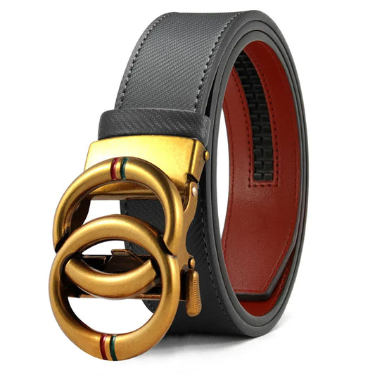 Ceinture Double Tour Cuir Homme : Élégance  et Style Authentique ZZ / 150cm