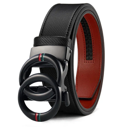 RR / 105cm Ceinture Double Tour Cuir Homme Ma boutique