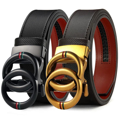 BB / 105cm Ceinture Double Tour Cuir Homme Ma boutique