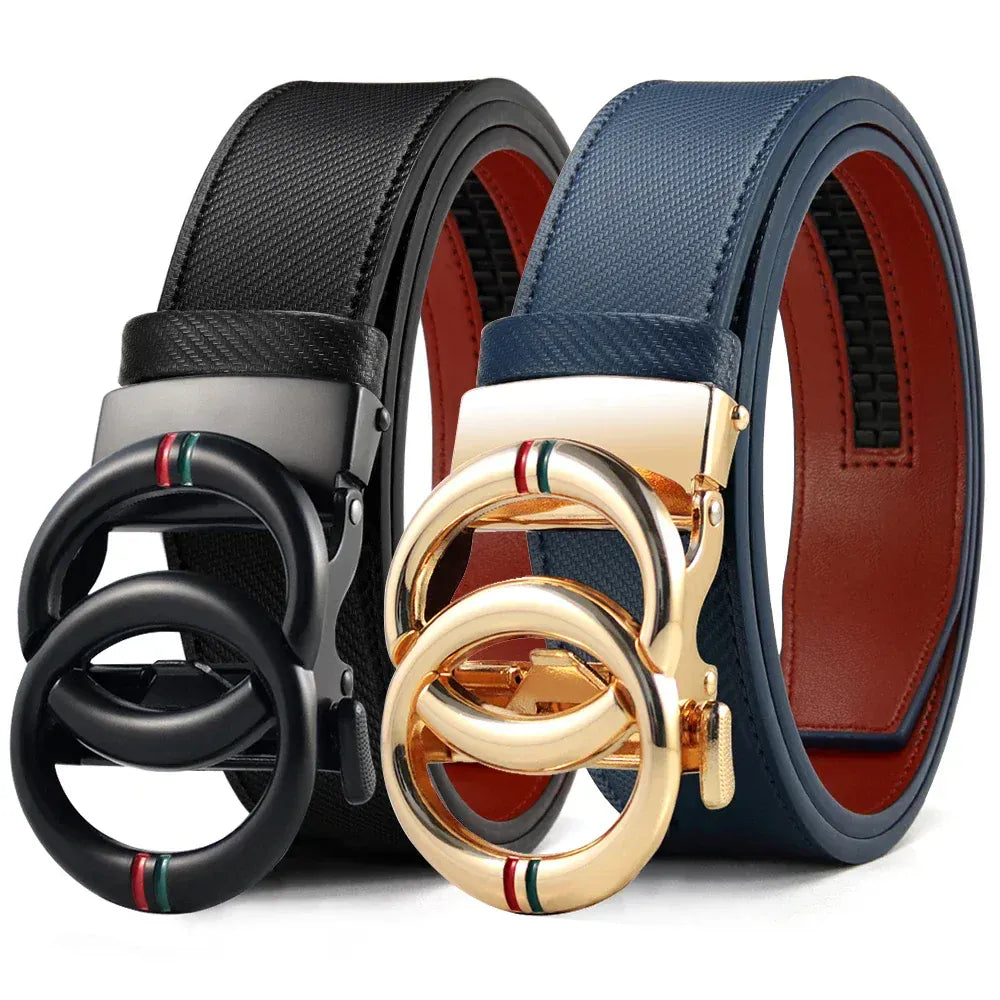 GG / 115cm Ceinture Double Tour Cuir Homme Ma boutique