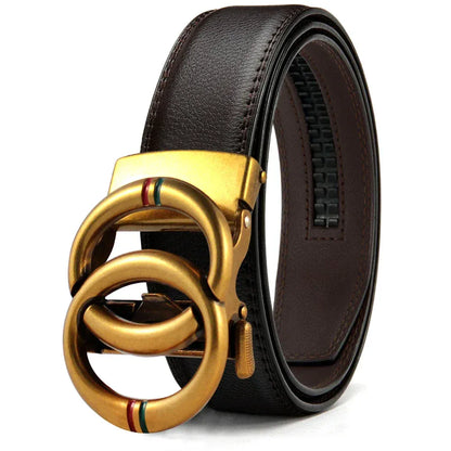 AG / 150cm Ceinture Double Tour Cuir Homme Ma boutique