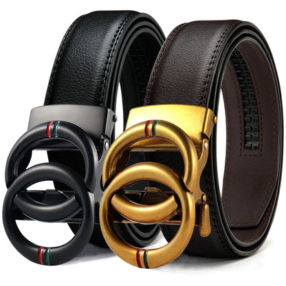 AI / 150cm Ceinture Double Tour Cuir Homme Ma boutique