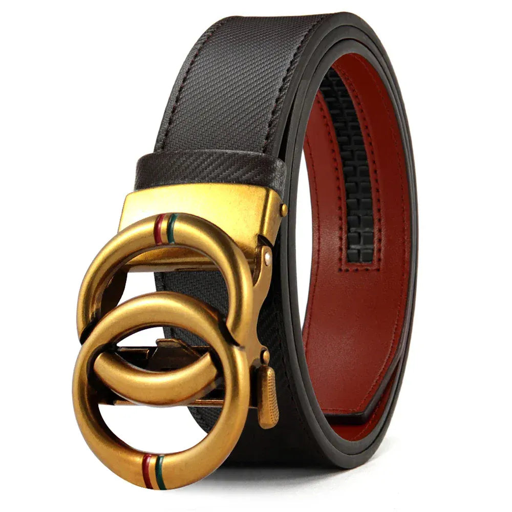 YY / 135cm Ceinture Double Tour Cuir Homme Ma boutique