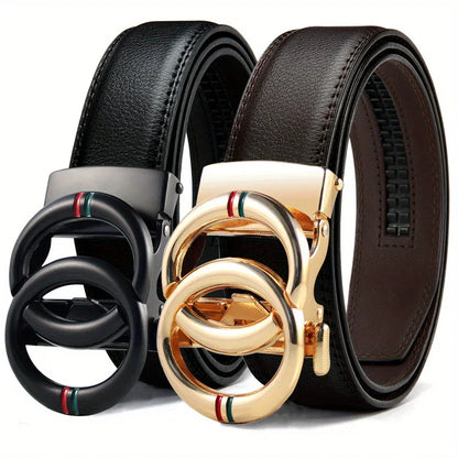 Ceinture Double Tour Cuir Homme Ma boutique