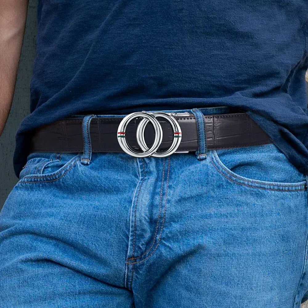 Ceinture Double Tour Cuir Homme Ma boutique