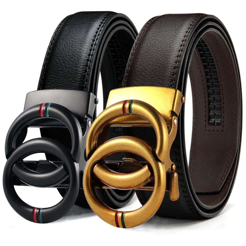 Ceinture Double Tour Cuir Homme Ma boutique