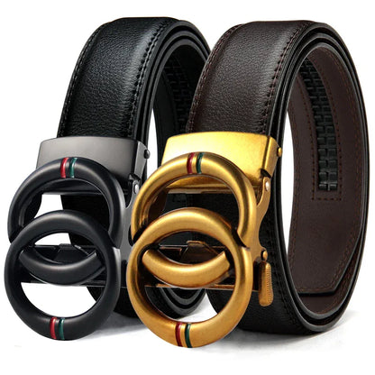 Ceinture Double Tour Cuir Homme Ma boutique
