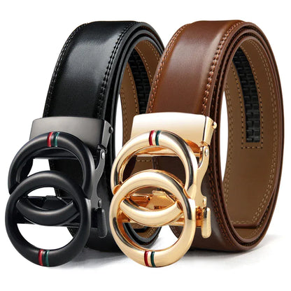 SS / 115cm Ceinture Double Tour Cuir Homme Ma boutique