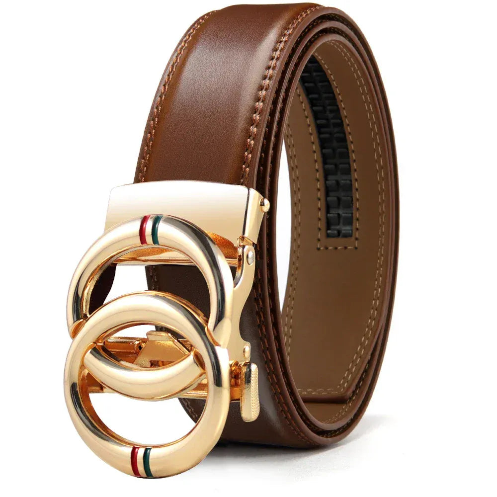 NN / 150cm Ceinture Double Tour Cuir Homme Ma boutique