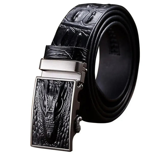 Ceinture Effet Crocodile Homme : Élégance et Raffinement au Quotidien