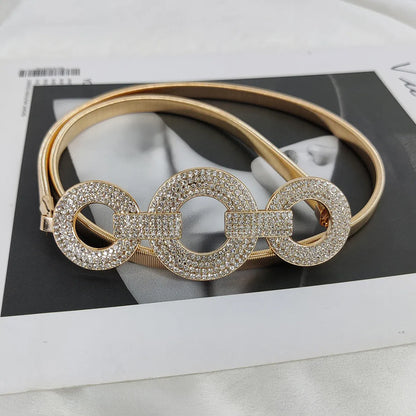 gold chain belt / 76x1cm Ceinture elastique doré CeinturesCuir