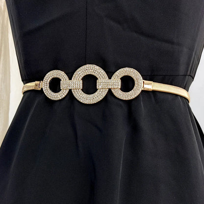 Ceinture elastique doré CeinturesCuir