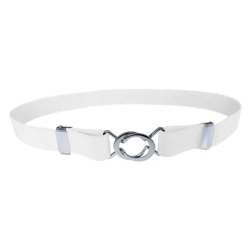 WHITE Ceinture élastique femme pour robe CeinturesCuir