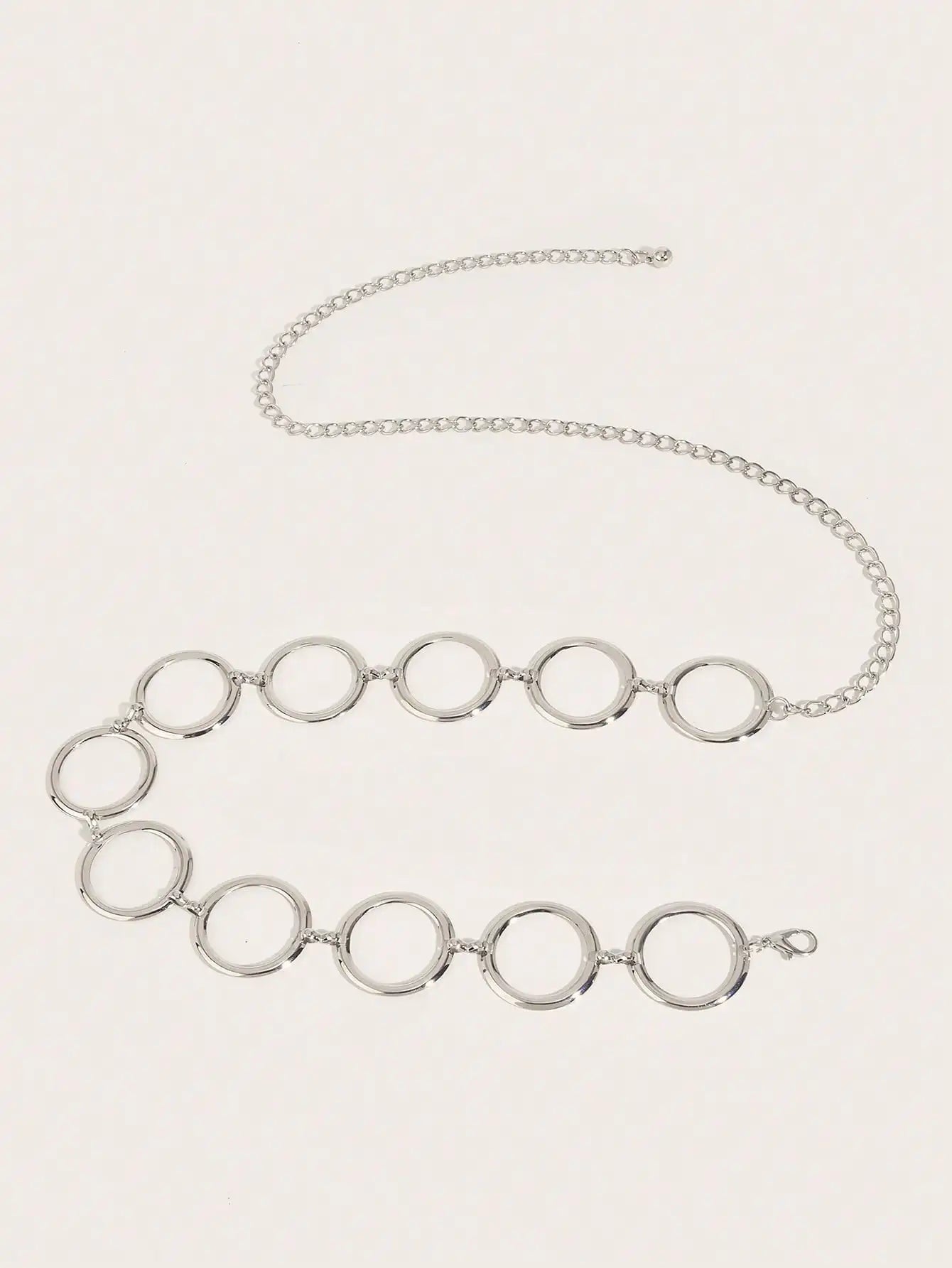 Silver / 105CM Ceinture en chaine pour femme CeinturesCuir