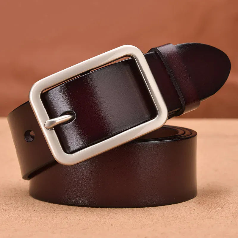 Brown / 115cm Ceinture en cuir camel femme CeinturesCuir