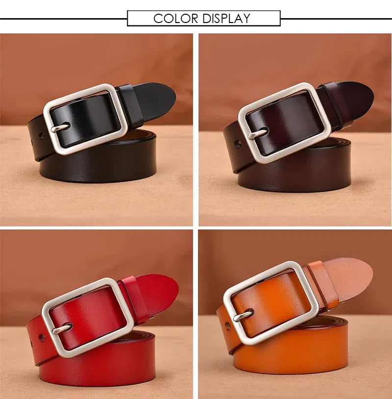 Ceinture en cuir camel femme CeinturesCuir