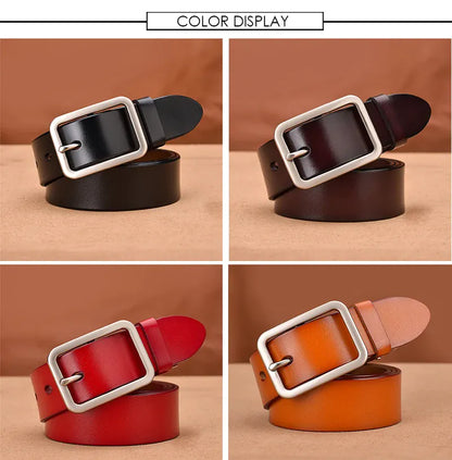 Ceinture en cuir camel femme CeinturesCuir