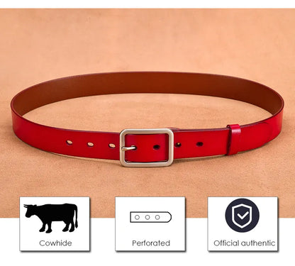 Ceinture en cuir camel femme CeinturesCuir