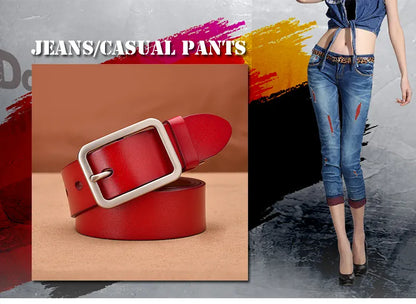Ceinture en cuir camel femme CeinturesCuir