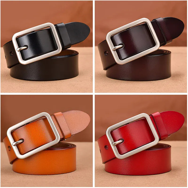 Ceinture en cuir camel femme CeinturesCuir