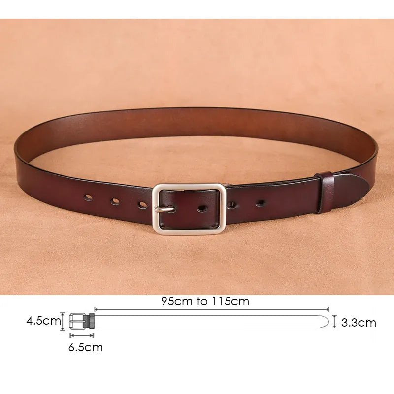 Ceinture en cuir camel femme CeinturesCuir
