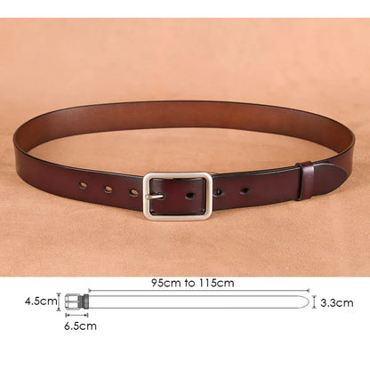 Ceinture en cuir camel femme CeinturesCuir