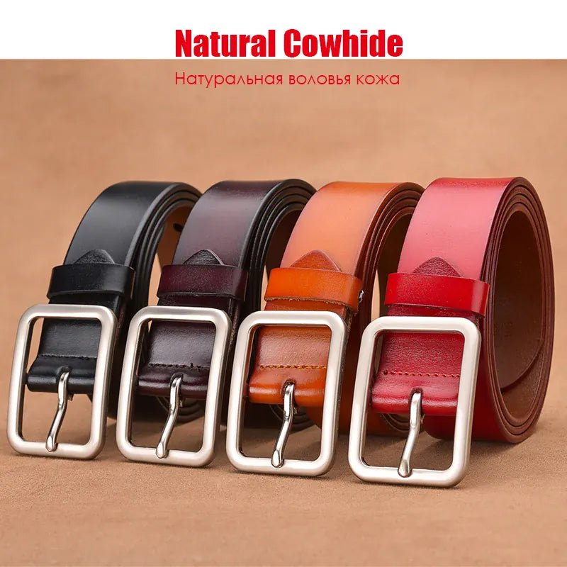 Ceinture en cuir camel femme CeinturesCuir