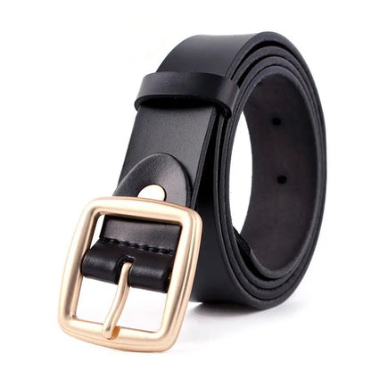 Noir / 110cm Ceinture en cuir minimaliste pour tenue élégante et sobre 2.8cm Ma boutique