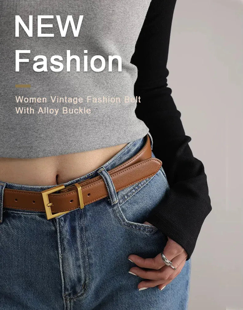 Ceinture en cuir noir femme CeinturesCuir