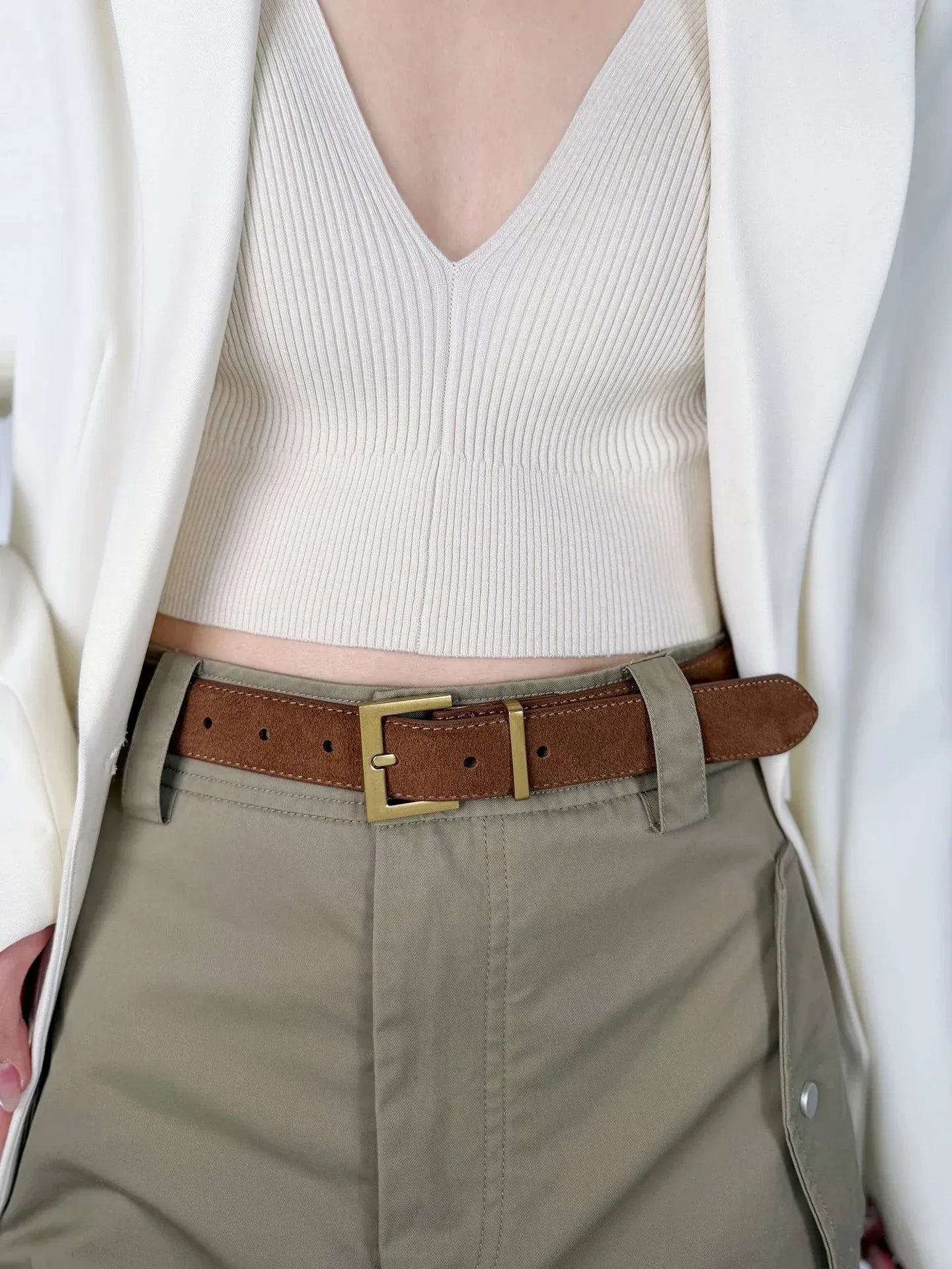 Ceinture en cuir noir femme CeinturesCuir